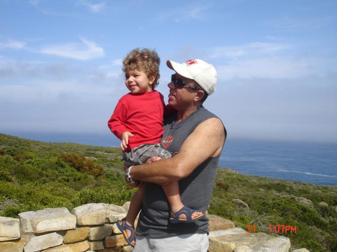Daddy and son  cape town  2007